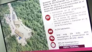 El gobierno federal mediante contrato, podrá hacer libre uso del área núcleo de Ichkabal para que los turistas tengan acceso a ella.
