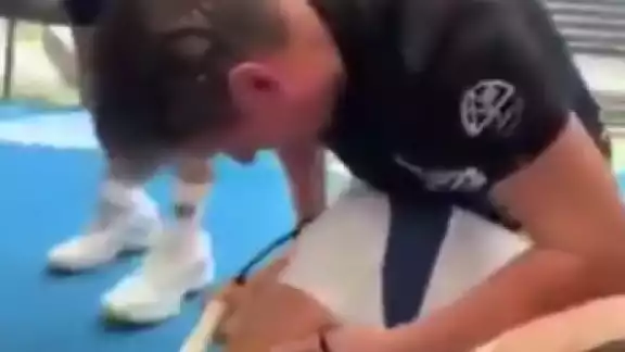 La agresión de la víctima en Alfa Pádel fue captada en video y subida a redes sociales