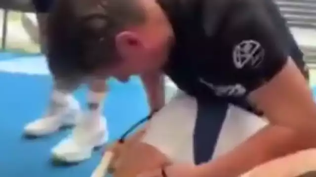 La agresión de la víctima en Alfa Pádel fue captada en video y subida a redes sociales