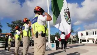 Día Nacional de Protección Civil: Conmemoran los terremotos de CDMX en Playa del Carmen