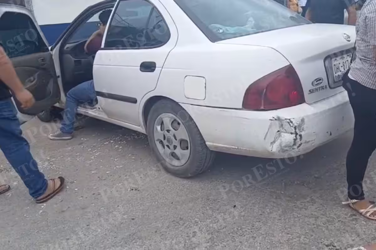 Mujer de la tercera edad sufre fuerte golpe en el rostro tras ser ...