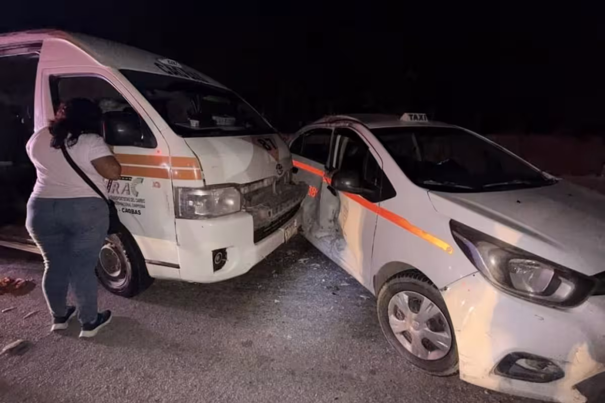 Fuerte choque deja una mujer lesionada y muchos daños materiales en la ...