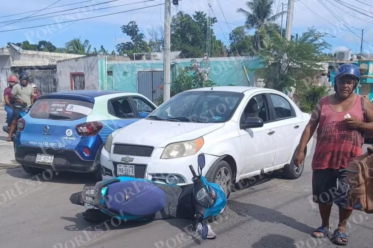 Motociclista atropellada por conductor que se voló el alto en Champotón ...