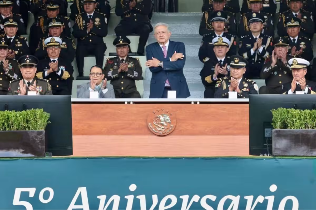Andrés Manuel López Obrador celebra aniversario de la Guardia Nacional ...
