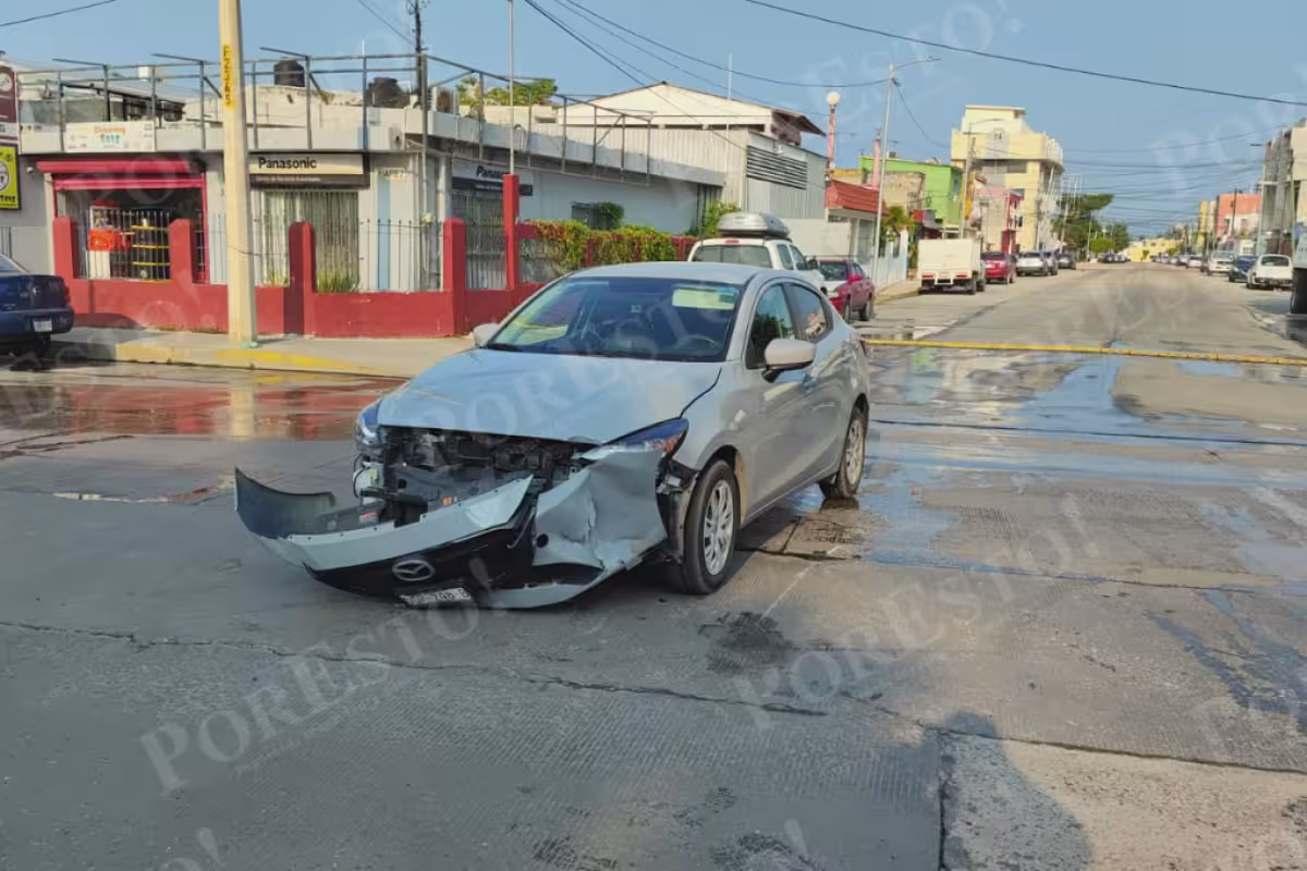 Motociclista lesionado tras fuerte choque en la colonia Morelos de ...