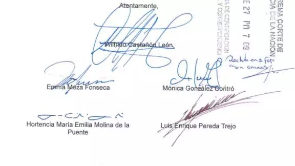 Miembros del cómite presentaron su renuncia ante la SCJN Miembros del cómite presentaron su renuncia ante la SCJN