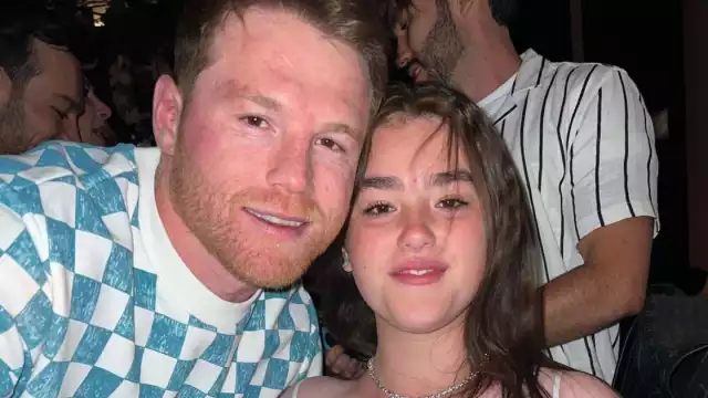 Canelo y su hija Emily