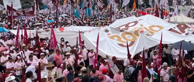 Cierre de campaña de Claudia Sheinbaum en el Zócalo de la Ciudad de México
