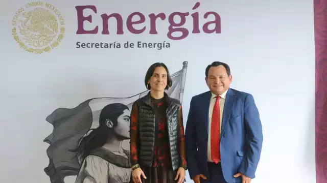 La titular de SENER, Luz Elena González, recibió al gobernador de Yucatán, Joaquín Díaz Mena