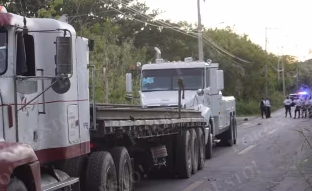 Nueve personas fueron detenidas por presunto robo de rieles en la antigua carretera Hampolol, en Campeche.