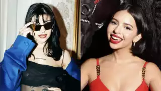 Cazzu se 'burla' de Ángela Aguilar tras usar una falda con esponjas