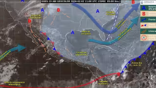 En las próximas horas, se pronostica viento de componente norte de 20 a 30 km/h con rachas de 40 a 60 km/h