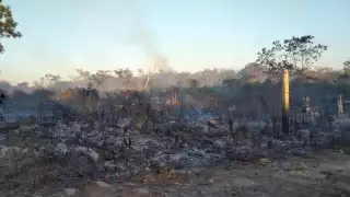 Denuncian quemas anticipadas en los alrededores de Mahahual, Chetumal