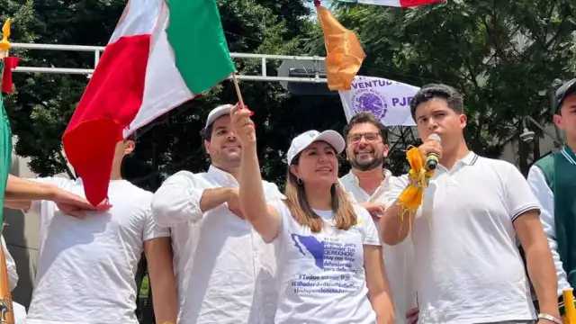 Integrantes de la JUFED se manifiestan ante la Reforma Judicial