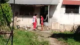 En Calkiní, hombre pierde la vida en la puerta de su casa