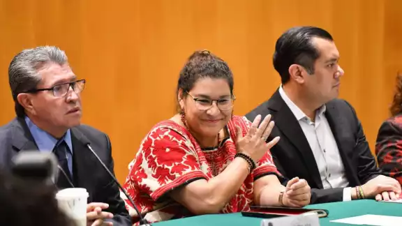 La reunión con las ministras de la SCJN fue encabezada por el líder de Morena en la Cámara de Diputados, Ricardo Monreal La reunión con las ministras de la SCJN fue encabezada por el líder de Morena en la Cámara de Diputados, Ricardo Monreal