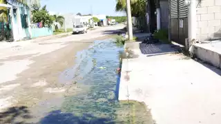 Vecinos de fraccionamientos en Chetumal denuncian calles encharcamientos de aguas negras