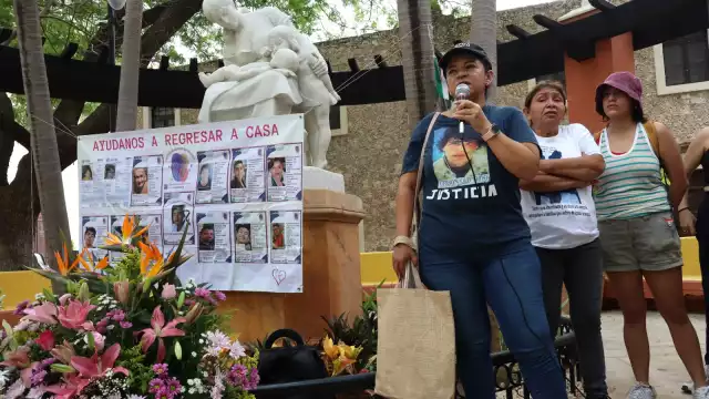 Las madres sufren la desaparición de sus hijos