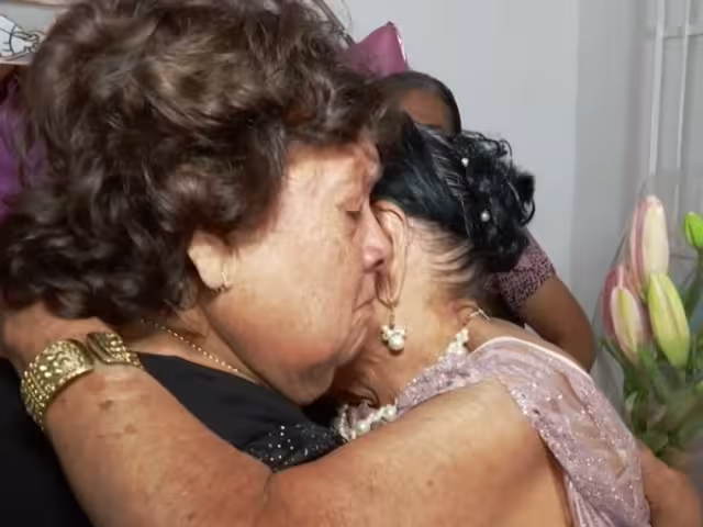 El reencuentro de madre e hija