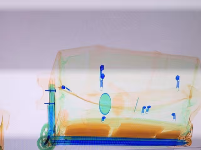 Por medio de los rayos X, los agentes descubrieron el compartimento oculto.