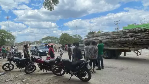 Gente de Kinchil cortó maderos en terrenos de San Antonio Tedzidz para construir un coso taurino Gente de Kinchil cortó maderos en terrenos de San Antonio Tedzidz para construir un coso taurino