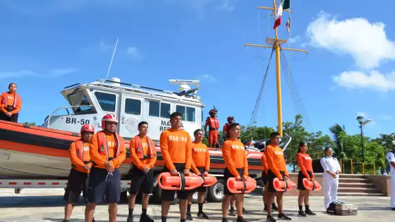 La Secretaría de Marina puso en marcha la Operación Salvavidas Verano 2025 en Campeche. La Secretaría de Marina puso en marcha la Operación Salvavidas Verano 2025 en Campeche.