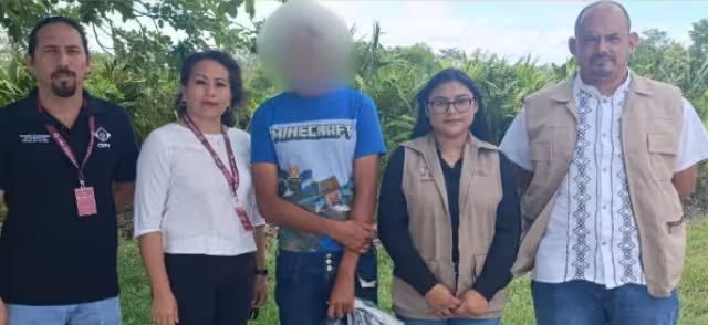 La Comisión Local de Búsqueda de Personas de Campeche (CLBP) localizó a la familia del joven F.Y.H.G., gracias a una acción coordinada con autoridades de Yucatán