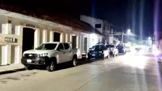 Movilización policíaca en Palizada por presunta aparición de mata con amenazas