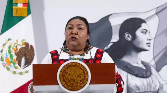 Claudia Olivia Morales, presidenta del Consejo Nacional para Prevenir la Discriminación (Conapred) y mujer wixárika