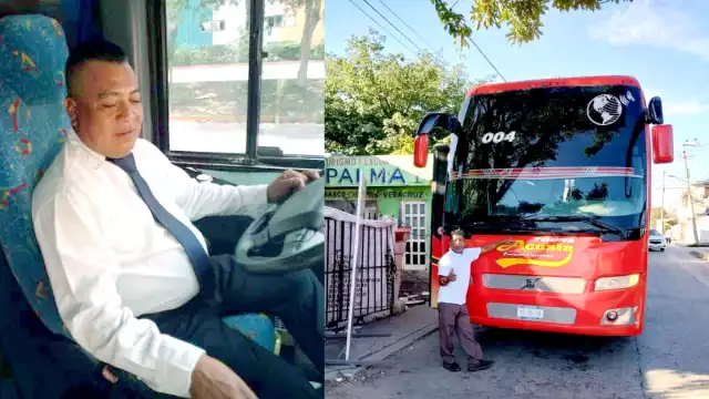 Rosalino J., conductor del autobús de Tours Acosta (izq.) y su ayudante, Ricardo, (der). dejaron huérfanos a cinco vástagos.