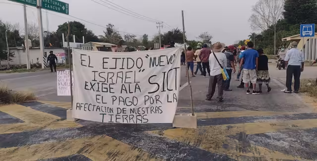 El ejido Nuevo Israel exige la presencia de la Secretaría de Infraestuctura
