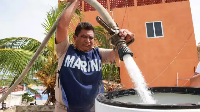 Desabasto de agua en Isla Mujeres durará una semana