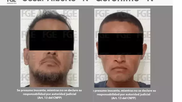 Fueron detenidos en fraccionamiento Villas del Sol al momento que presuntamente arrastraban una motocicleta robada