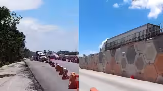 Avanzan trabajos de la carretera 180-D que conecta el Tren Maya con el Aeropuerto de Cancún