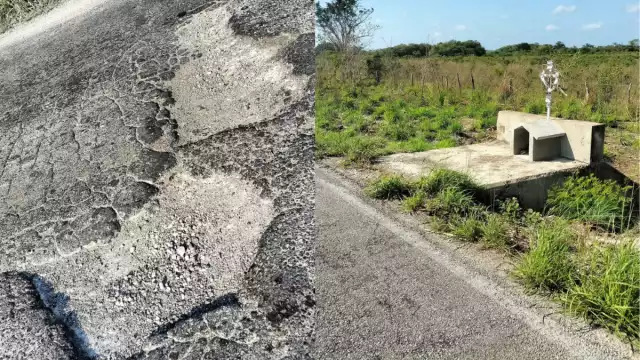 La carretera Villahermosa-Escárcega hacia Candelaria presenta graves baches y deterioros que han provocado accidentes fatales