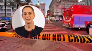 Claudia Sheinbaum condena atentado en Nueva Orleans; tragedia deja 12 muertos y más de 30 heridos