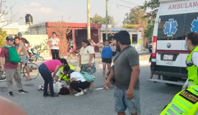 Los lesionados fueron trasladados al hospital