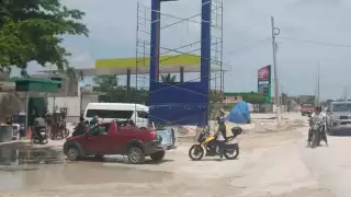 Exigen  otra gasolinera en Sabancuy ante desabasto de combustible 