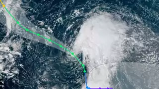 Se forma la tormenta tropical Gabrielle en el Atlántico central.