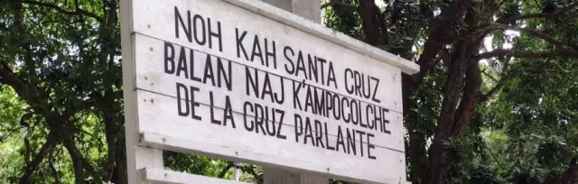 Integrantes del Centro Ceremonial de la Cruz Parlante serán los encargados del traslado