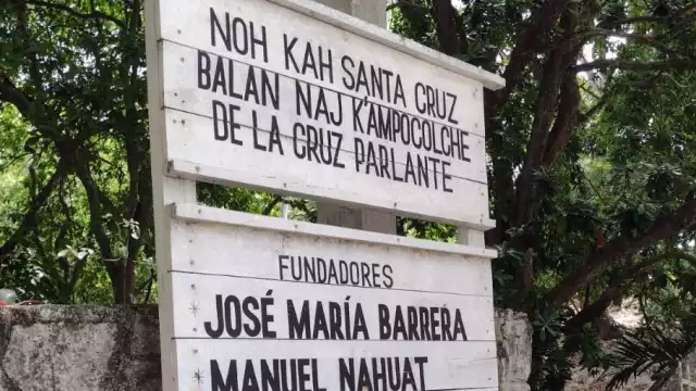 Integrantes del Centro Ceremonial de la Cruz Parlante serán los encargados del traslado