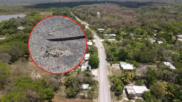 Pobladores de Xbacab-Pixoyal denuncian mala calidad en la rehabilitación de la carretera estatal.