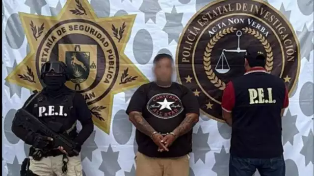 El sujeto fue puesto a disposición del Ministerio Público.