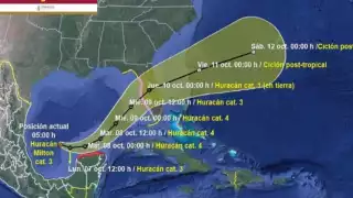 Huracán Milton sube a categoría 4 y amenaza Florida: El estado prepara la mayor evacuación en siete años