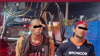 Detienen a dos hombres con presunta droga en Villa Turquesa, Campeche