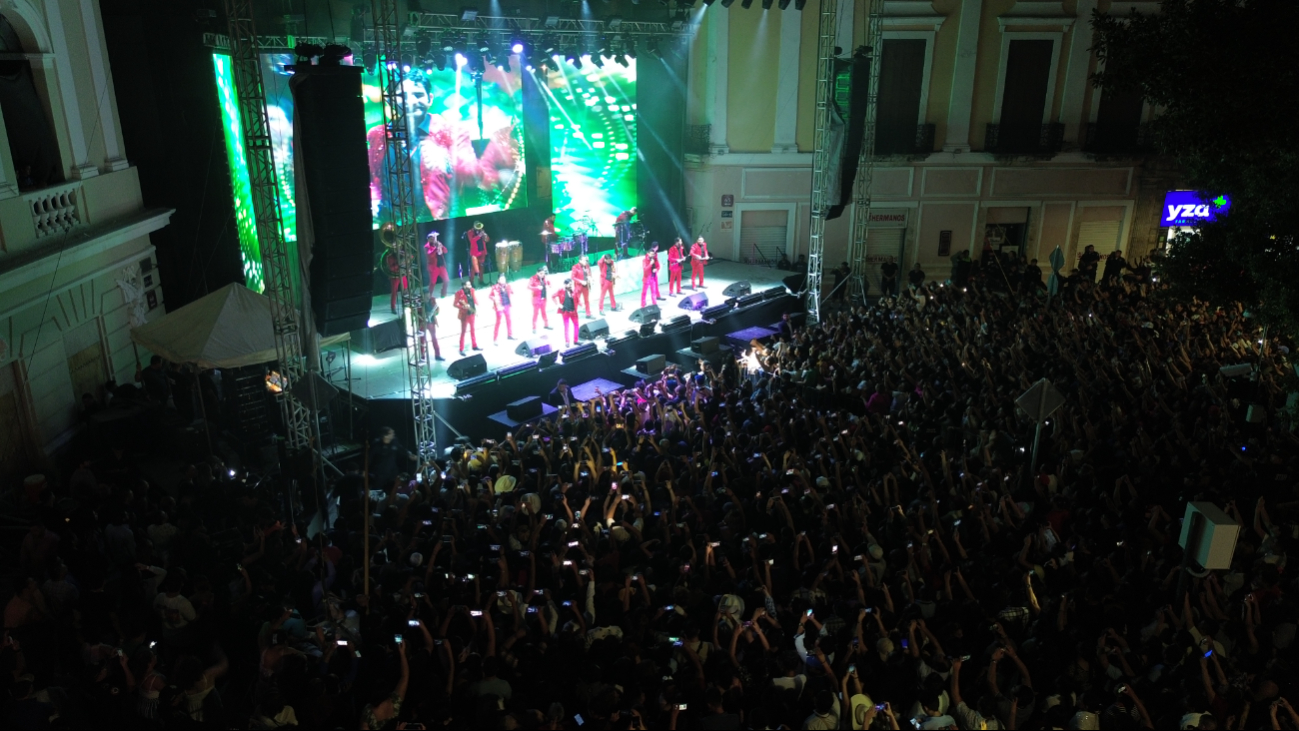 Al finalizar, la banda El Recodo amenizó el evento Al finalizar, la banda El Recodo amenizó el evento