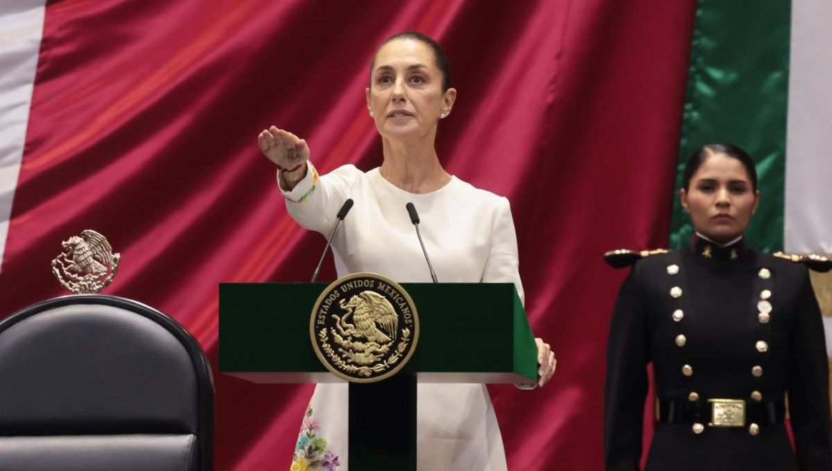 Claudia Sheinbaum al tomar protesta como Presidenta Constitucional de los Estados Unidos Mexicanos Claudia Sheinbaum al tomar protesta como Presidenta Constitucional de los Estados Unidos Mexicanos