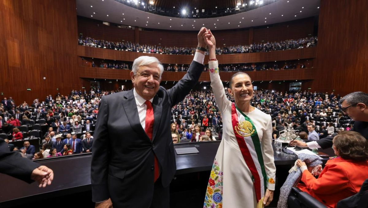 Claudia Sheinbaum y Andrés Manuel López Obrador Claudia Sheinbaum y Andrés Manuel López Obrador