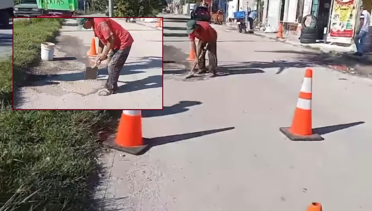 Colonos aplaudieron la iniciativa del vecino, quien incluso se negó a proporcionar su nombre, pero advirtió que el problema se agrava en todas las vialidades