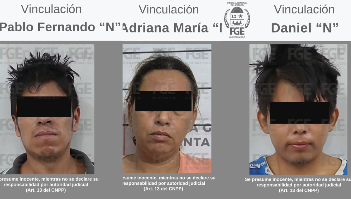 Dos hombres y una mujer son detenidos por homicidio de un hombre en Cancún 